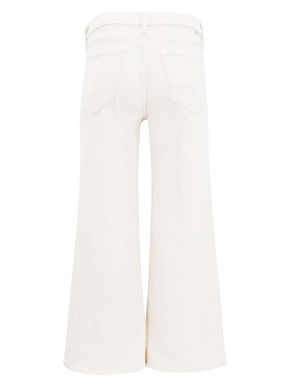 Mother The Twister Skimp Wide Jeans Beige