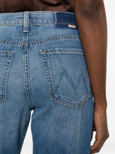 Mother Straight Leg Denim Jeans Blue