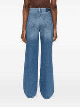 Mother Straight Leg Denim Jeans Blue