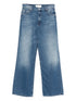 Mother Straight Leg Denim Jeans Blue