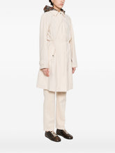 Burberry Nylon Parka Coat Beige