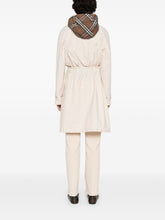 Burberry Nylon Parka Coat Beige