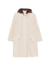 Burberry Nylon Parka Coat Beige