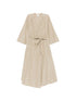 Forte Forte Sleeveless Midi Dress Beige