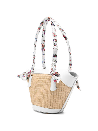 Dolce &amp; Gabbana Capri Straw Shopper Bag Beige