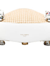 Dolce & Gabbana Capri Straw Shopper Bag Beige
