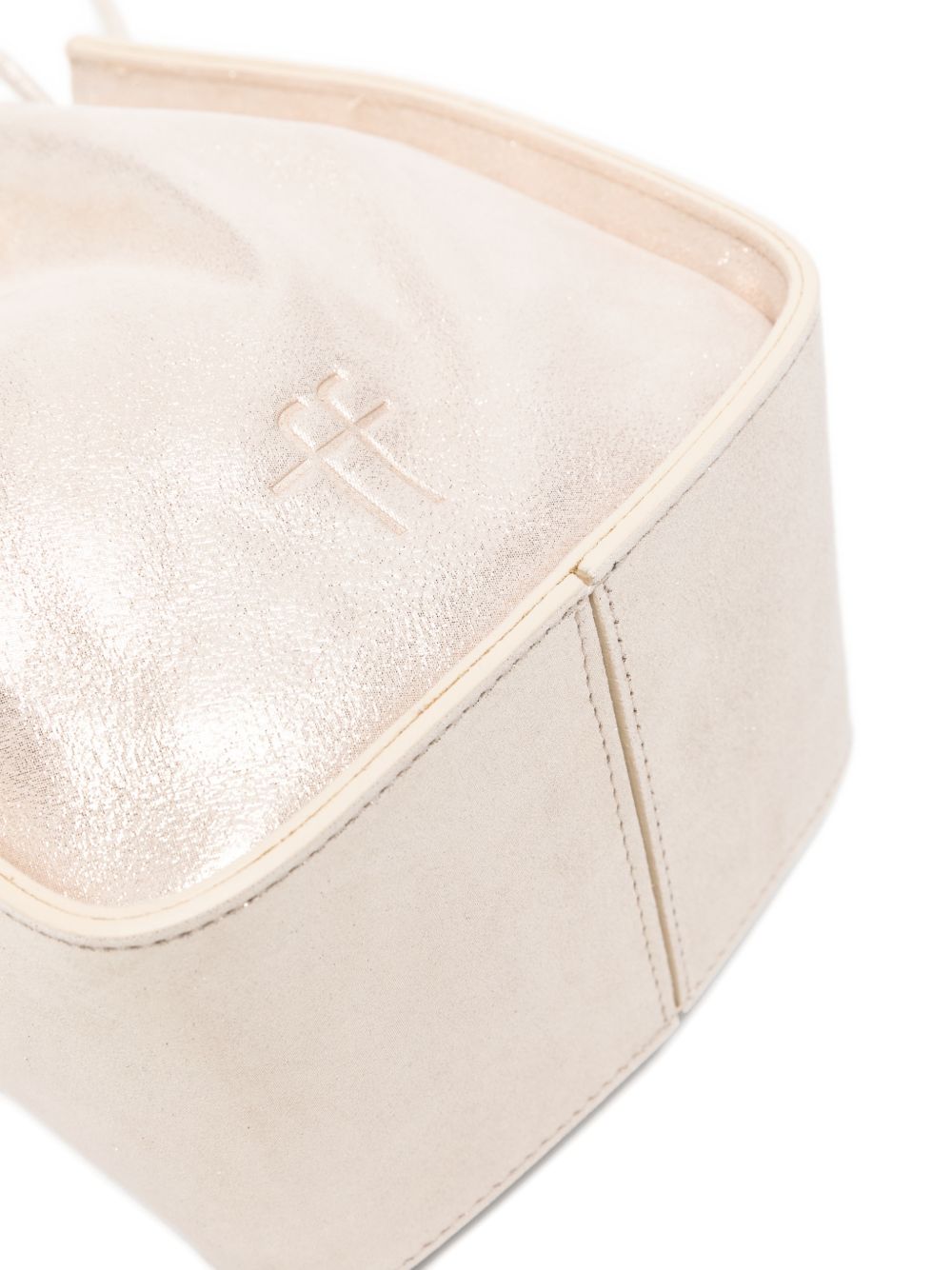 Forte Forte Shoulder Leather Bag Grey