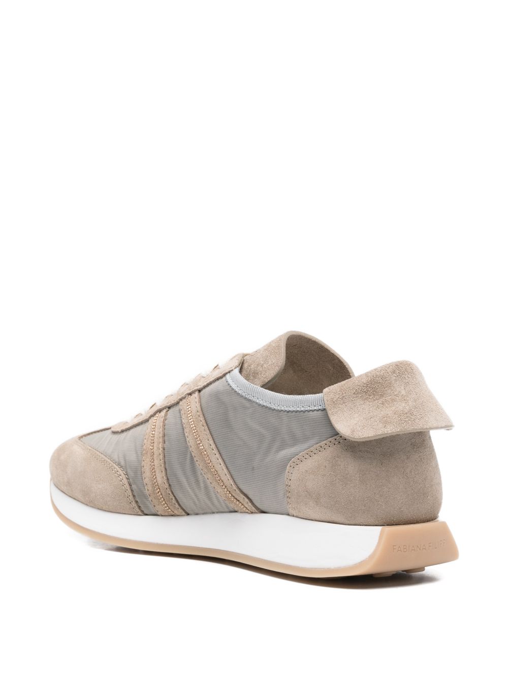 Fabiana Filippi Sneakers Low Top Mesh Dove Grey