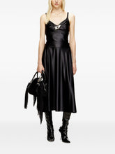 Diesel Draped Twist Tank Top Black