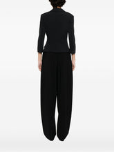 Elisabetta Franchi Double-Breasted Belted Jacket Black black