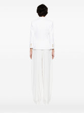 Elisabetta Franchi Double-Breasted Tailored Jacket Ivory