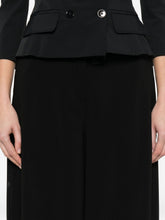 Elisabetta Franchi Wide-Leg Tailored Trousers Black black