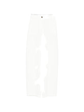 Elisabetta Franchi Wide-Leg Tailored Trousers Ivory