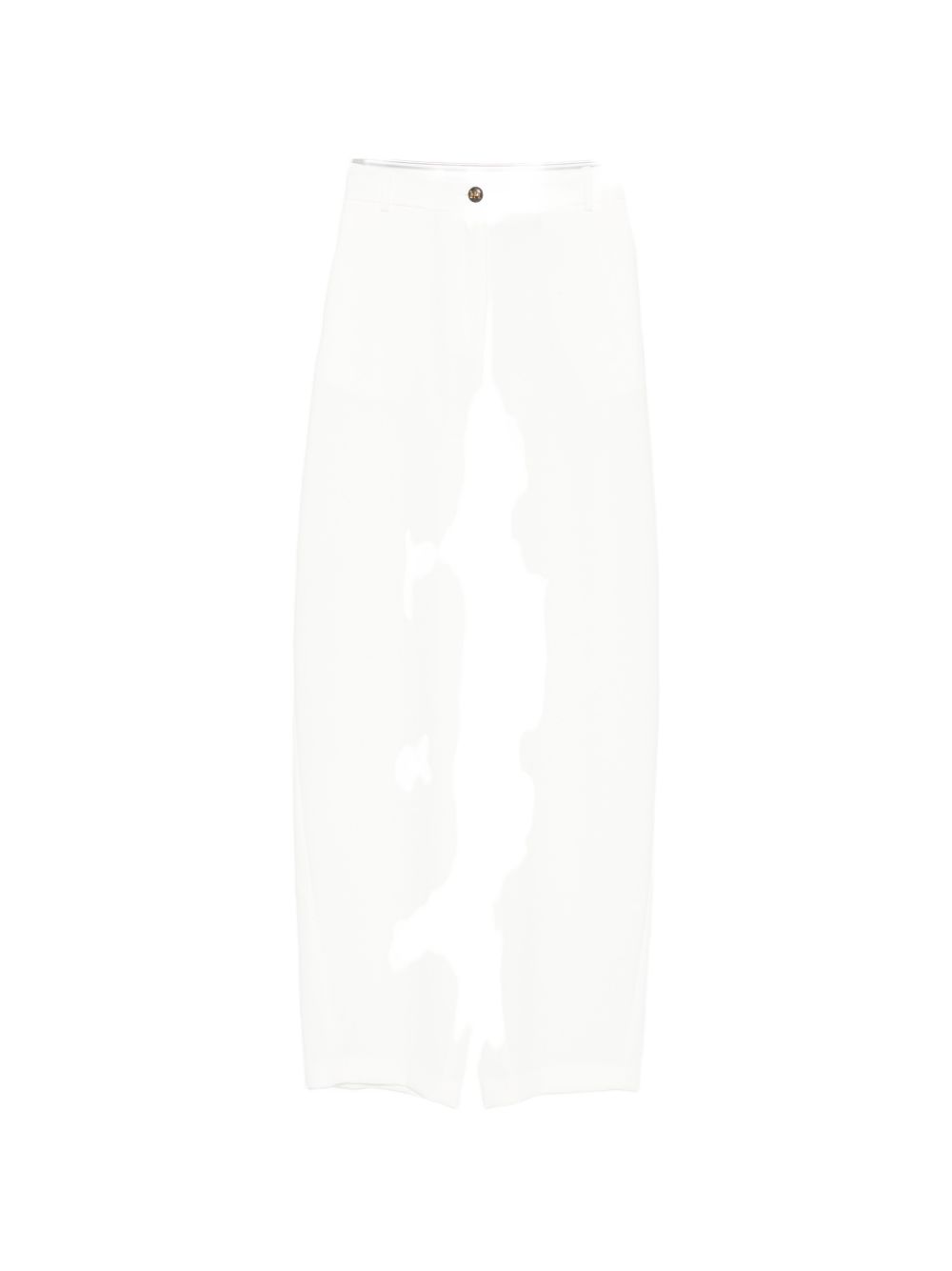 Elisabetta Franchi Wide-Leg Tailored Trousers Ivory