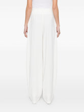 Elisabetta Franchi Wide-Leg Tailored Trousers Ivory