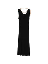 Elisabetta Franchi Knitted Midi Dress Black