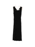 Elisabetta Franchi Knitted Midi Dress Black