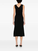 Elisabetta Franchi Knitted Midi Dress Black