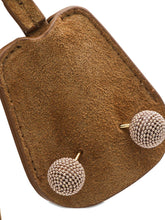 Fabiana Filippi Suede Hobo Bag With Buckle Leather Brown leather brown