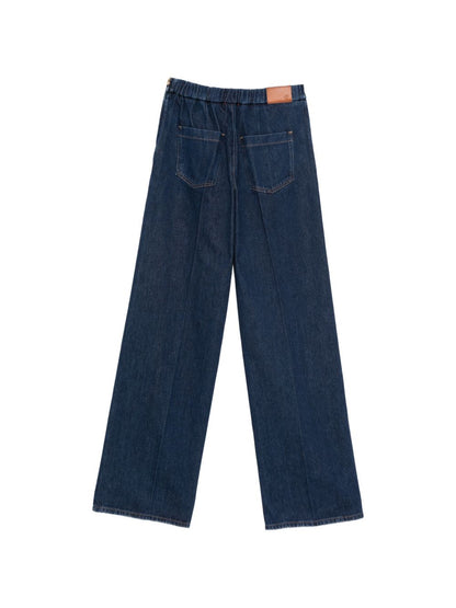 Forte Forte High-Waisted Denim Jeans Blue