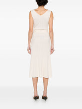 Elisabetta Franchi Knitted Midi Dress White