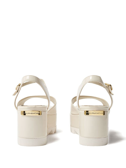 Stella McCartney Elyse Platform Sandals White