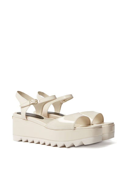 Stella McCartney Elyse Platform Sandals White