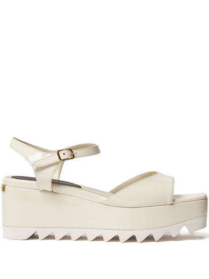 Stella McCartney Elyse Platform Sandals White