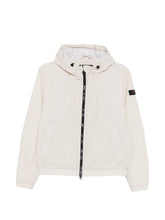 Peuterey Hooded Nylon Blouson Jacket White