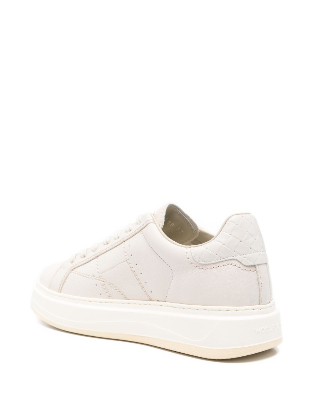 Woolrich Arrow Leather Cream Sneakers cream