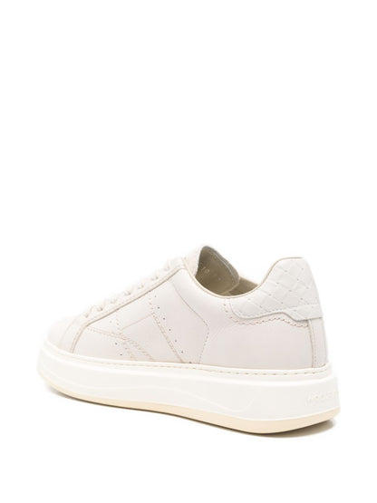 Woolrich Arrow Leather Cream Sneakers cream