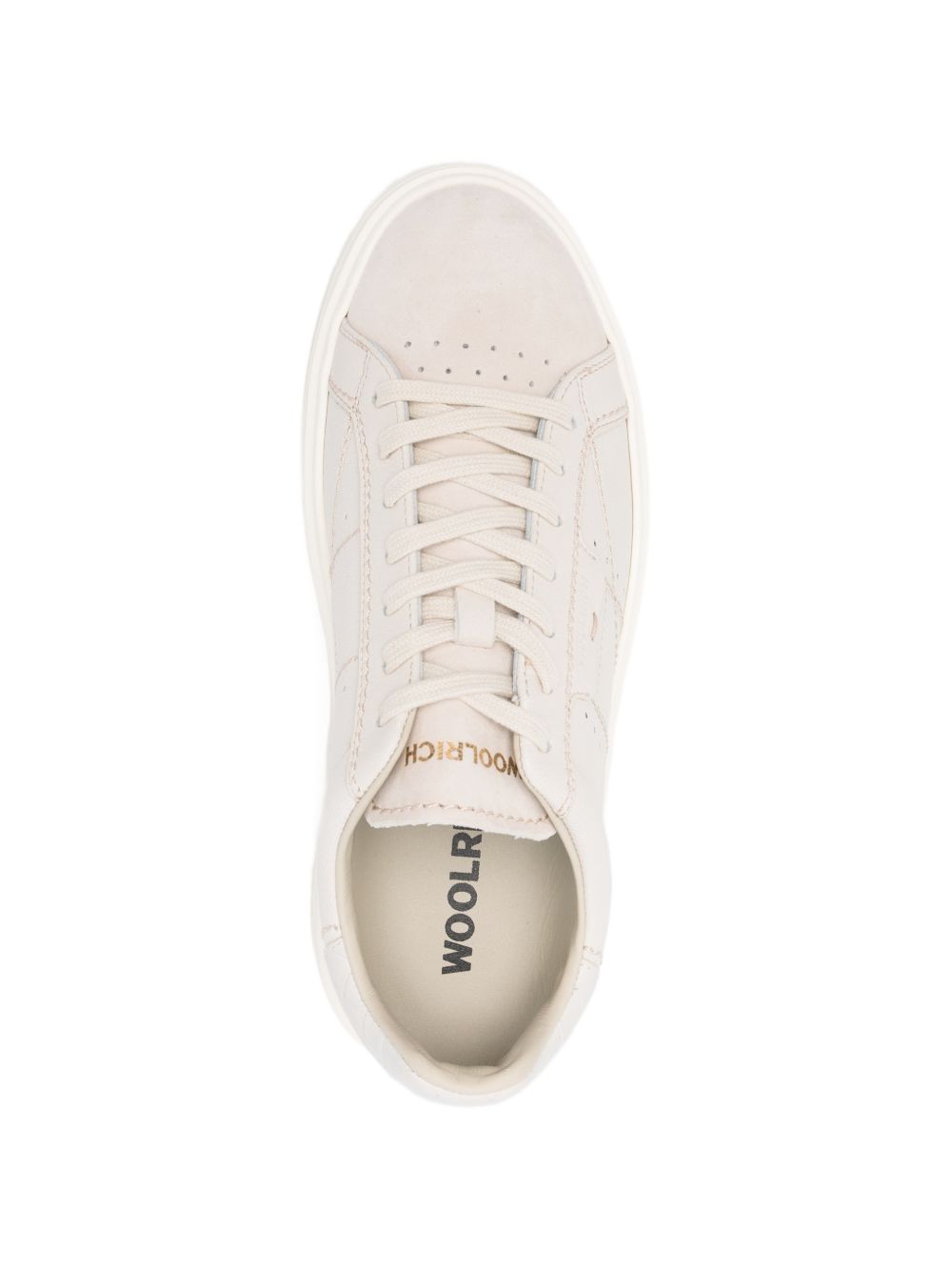Woolrich Arrow Leather Cream Sneakers cream