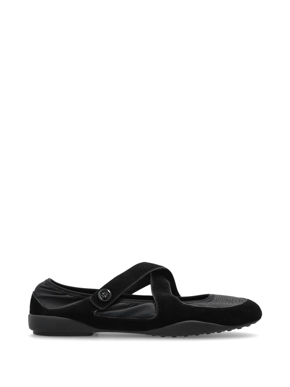 Tory Burch Criss-Cross Ballet Flats Black black