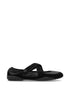 Tory Burch Criss-Cross Ballet Flats Black black