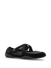 Tory Burch Criss-Cross Ballet Flats Black black