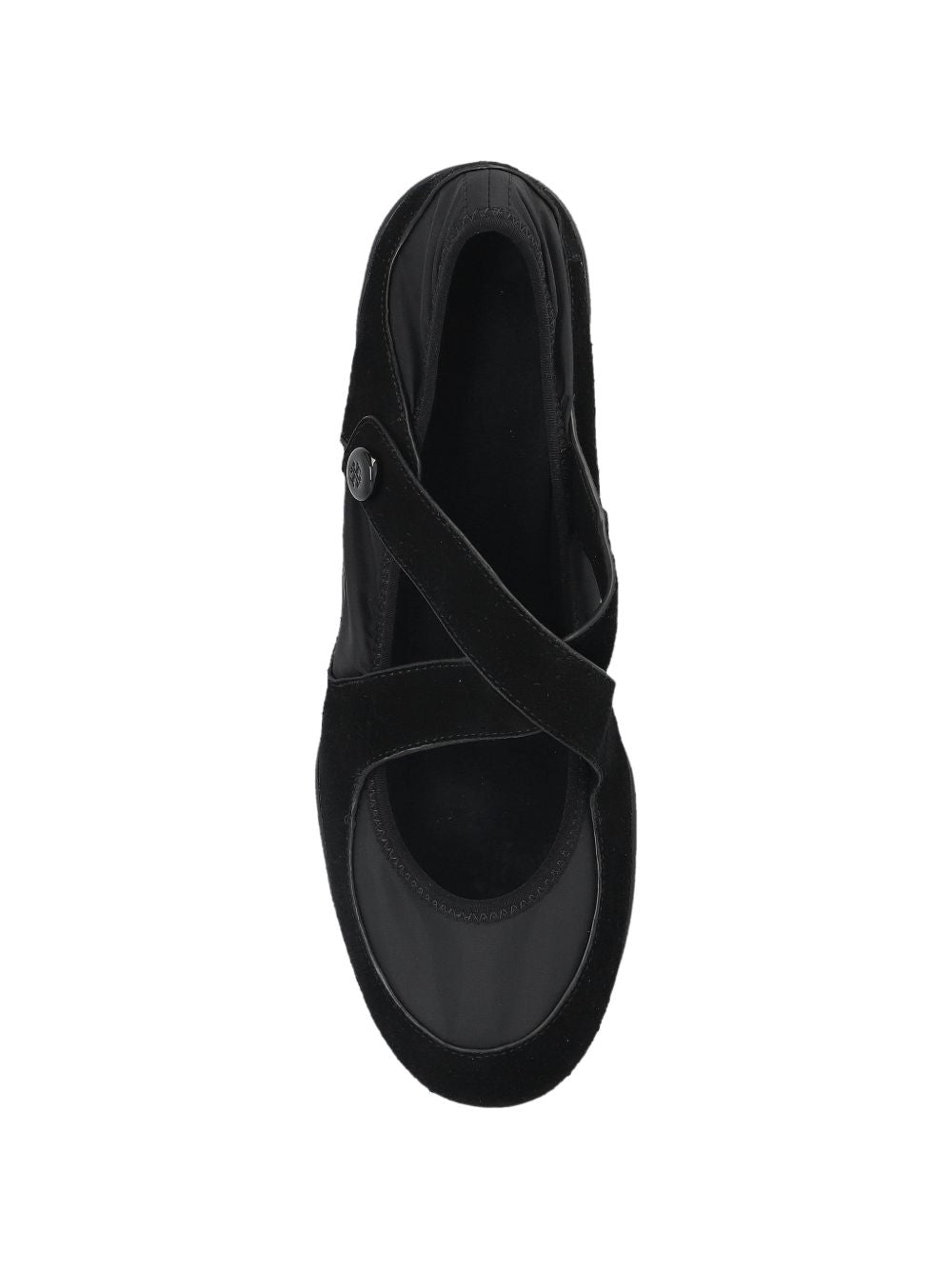 Tory Burch Criss-Cross Ballet Flats Black black