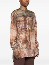 Pierre Louis Mascia Patterned Silk Button Shirt Green