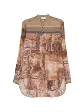 Pierre Louis Mascia Patterned Silk Button Shirt Green