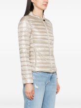 HERNO Feather Down Quilted Short Jacket Powder