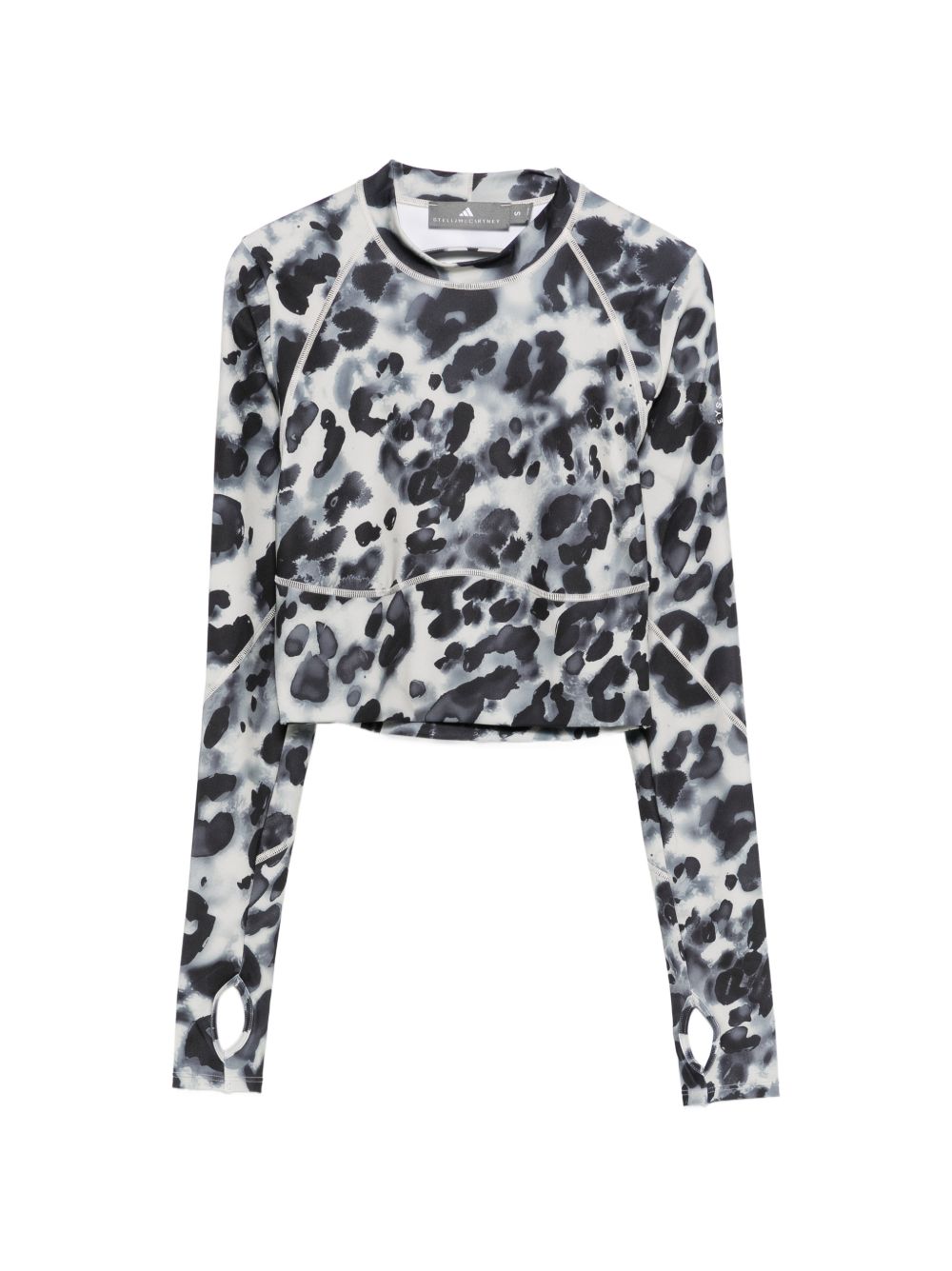 Adidas By Stella McCartney Open-back t-shirt BLACK
