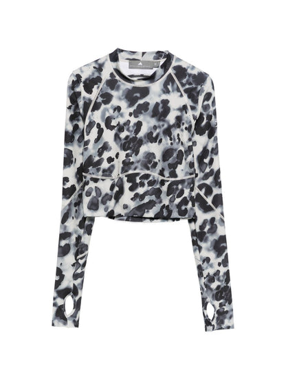 Adidas By Stella McCartney Open-back t-shirt BLACK