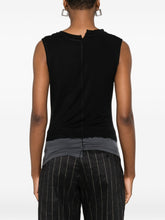 Y-3 Asymmetric Sleeveless Tank Top Black