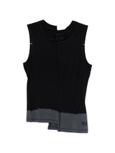 Y-3 Asymmetric Sleeveless Tank Top Black