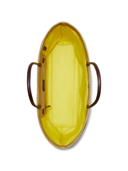 Tory Burch Ella Twist Nylon Tote Beige