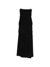 JACQUEMUS Abiha Long Viscose Dress Black