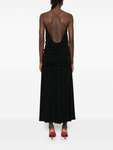 JACQUEMUS Abiha Long Viscose Dress Black