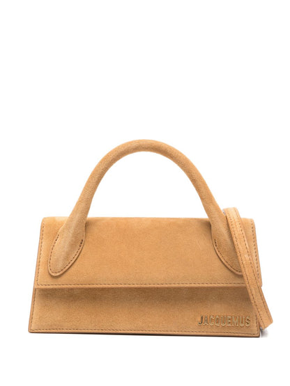 JACQUEMUS Le Chiquito Long Leather Bag Camel
