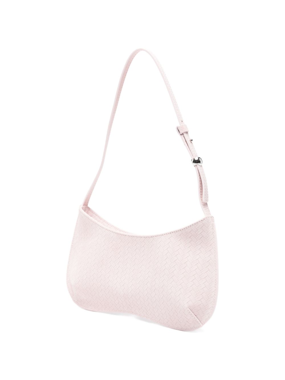 JACQUEMUS Le Bisou Leather Shoulder Bag Pink