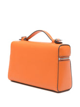 Tory Burch Top Handle Leather Bag Orange