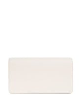 Emporio Armani Leather Chain Clutch White